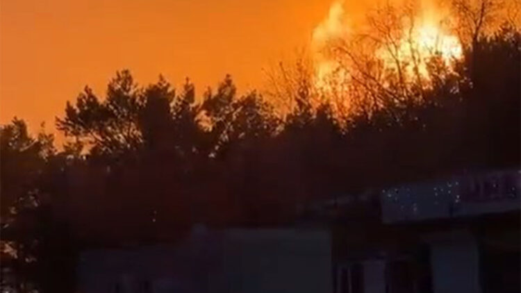 Rusya'da doğal gaz boru hattında patlama