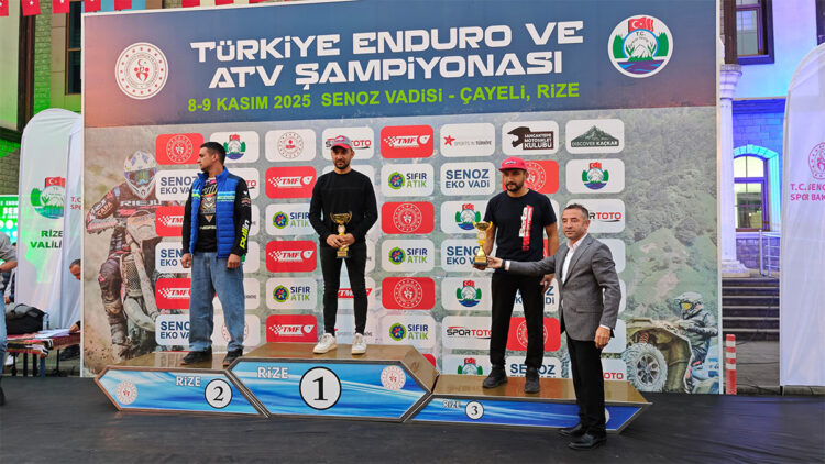 Senoz Vadisi’ndeki Türkiye Enduro ve ATV Şampiyonası tamamlandı