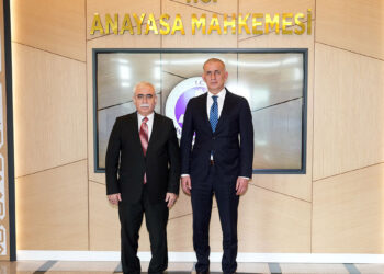 İbrahim Ethem Hacıosmanoğlu, AYM Başkanı Özkaya'yı ziyaret etti