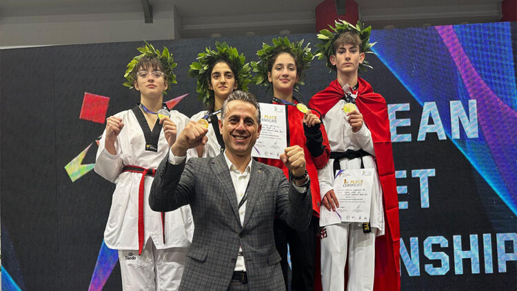 Avrupa Yıldızlar Taekwondo Şampiyonası'nda dört madalya kazandık