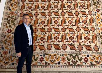 Yeniden dokunan Selçuklu halıları, Sultanhanı Kervansarayı'nda sergileniyor