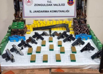 Zonguldak'ta silah kaçakçılığı operasyonunda 2 tutuklama