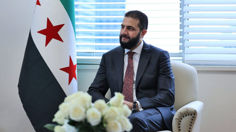 Ahmed Şara ABD'ye gitti