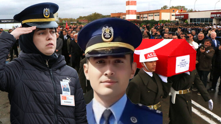 ağabeyinin cenazesini asker selamı vererek karşıladı