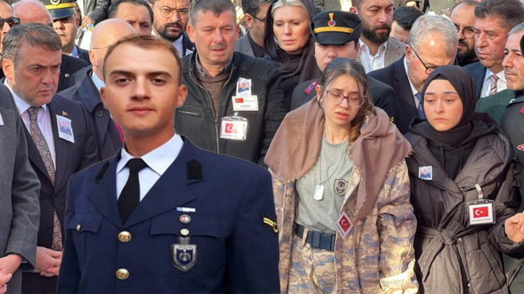 Şehit İlhan Ongan'ın kız kardeşi ağabeyinin kamuflajını giyerek cenazeye katıldı