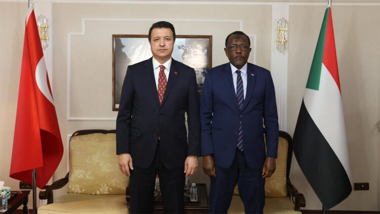 Mahmut Arıkan Sudan Büyükelçiliği'ni ziyaret etti