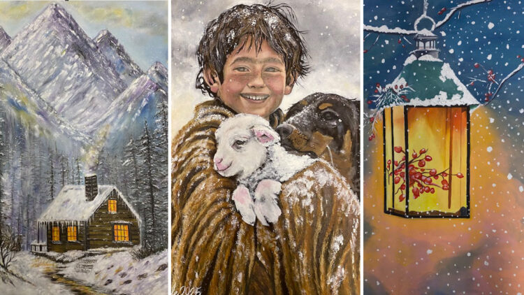 'Kış Temalı Karma Resim Sergisi' 12. kez sanatseverlerle buluşuyor