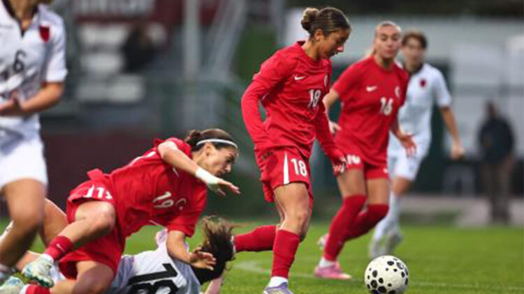 A Milli Kadın Takımı Arnavutluk'u yendi