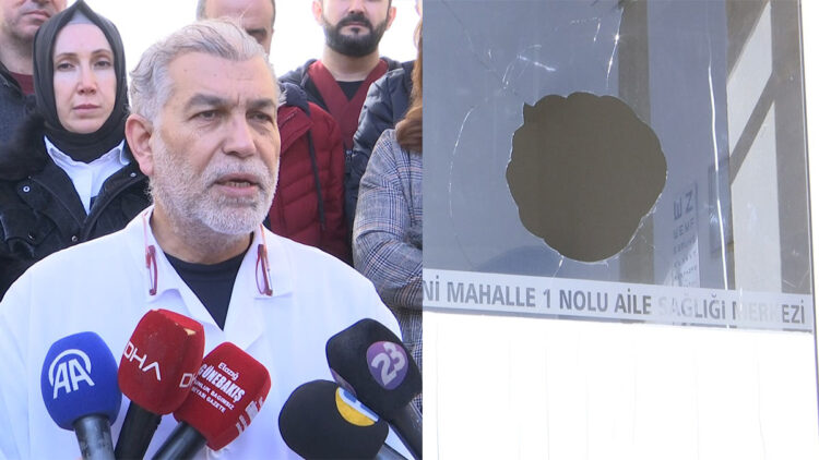 Aile Sağlığı Merkezi’ne taşla saldıran şüphelilerden doktora tehdit mesajı