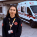 Ambulans şoförü Müzeyyen, hayat kurtarmak için saniyelerle yarışıyor