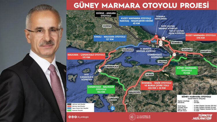 Bakan Uraloğlu'ndan Güney Marmara Otoyolu Projesi açıklaması