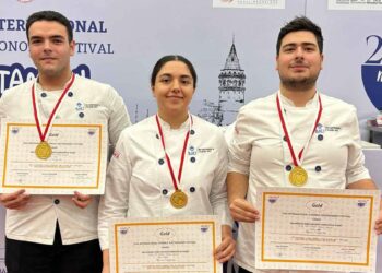 BAU Gastronomi öğrencilerine 2 altın madalya