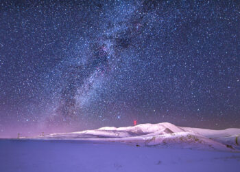Bitlis'te Perseid meteor yağmuru görüntülendi