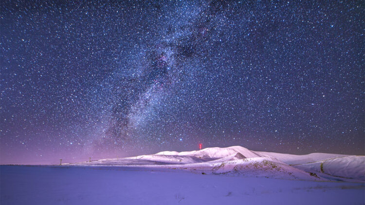 Bitlis'te Perseid meteor yağmuru görüntülendi