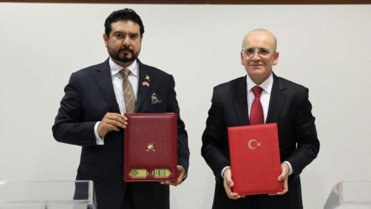 Bakan Şimşek, Umman Ticaret Bakanı Al Yousef ile görüştü