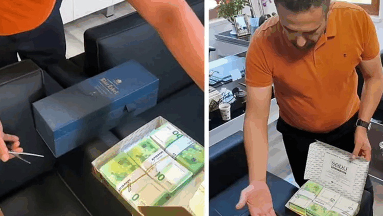 Baklava kutusu içinde rüşvet alırken yakalanıştı! Kendisini böyle savundu