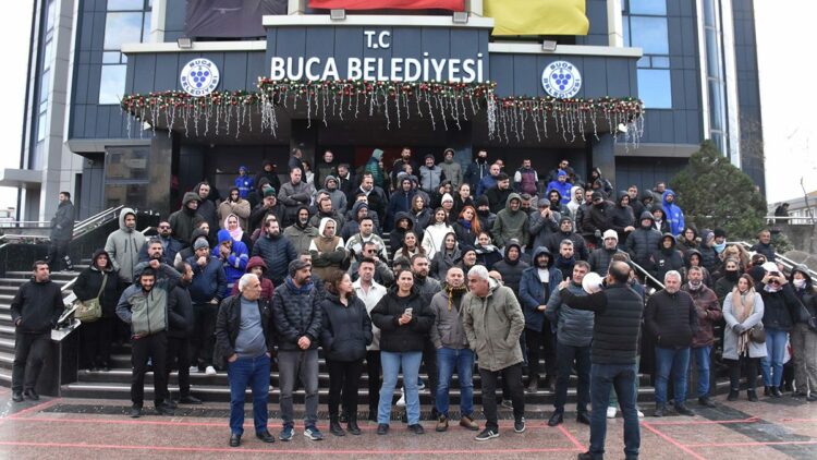 Buca Belediyesi'nde iş bırakma eylemi sona erdi