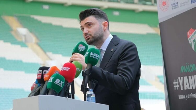 Bursaspor Başkanı Çelik'ten tezahürat tartışmalarına açıklama