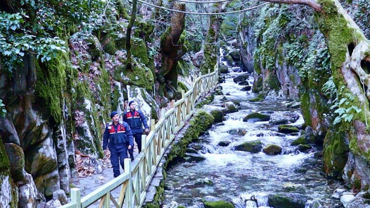 Çanakkale’de Ayazma Pınarı Tabiat Parkı'na jandarma koruması