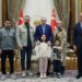 Cumhurbaşkanı Erdoğan, Filistinli Hind Rajab'ın ailesini kabul etti