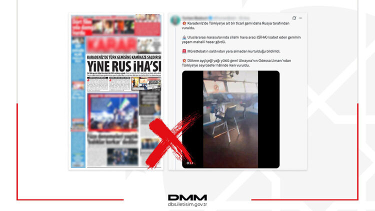 Karadeniz'de Türk gemisi mi vuruldu?