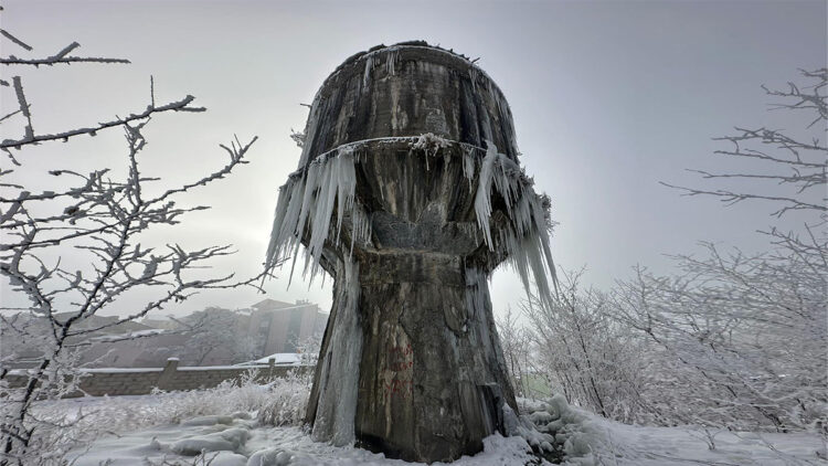 Ağrı'da en düşük hava sıcaklığı eksi 19,1 olarak ölçüldü