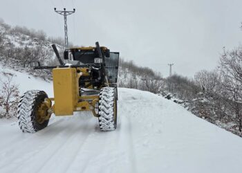 Elazığ'da 311 köy yolu kardan ulaşıma kapandı