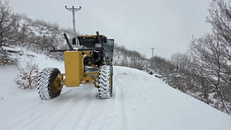 Elazığ'da 311 köy yolu kardan ulaşıma kapandı