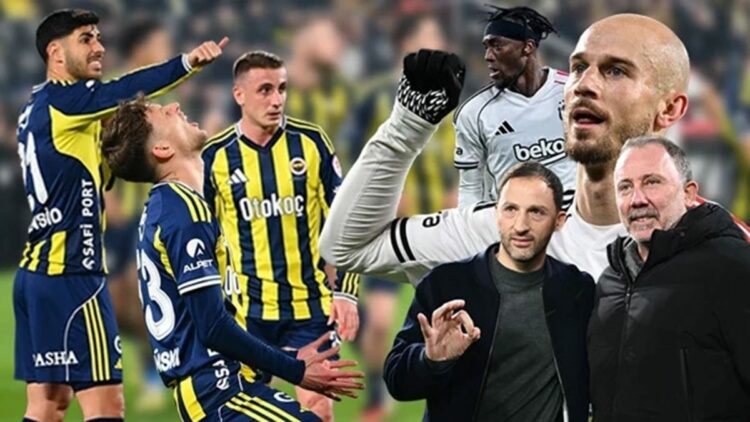 Fenerbahçe, Beşiktaş'a 2-1 mağlup oldu