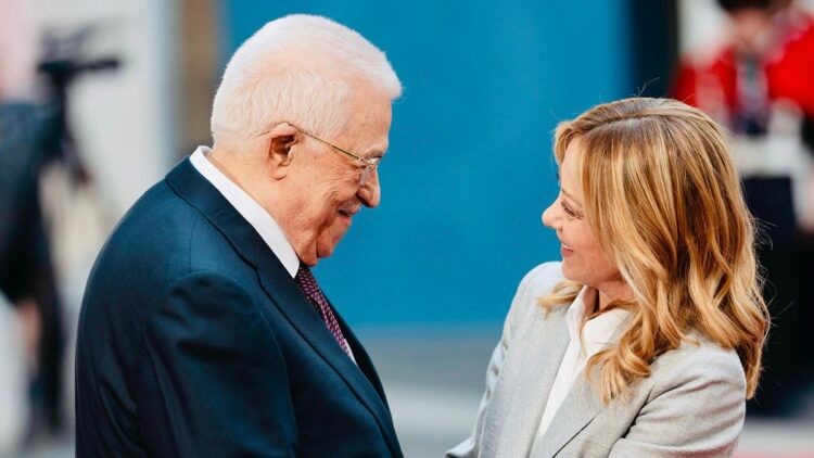 Filistin Devlet Başkanı Abbas, İtalya Başbakanı Meloni ile görüştü
