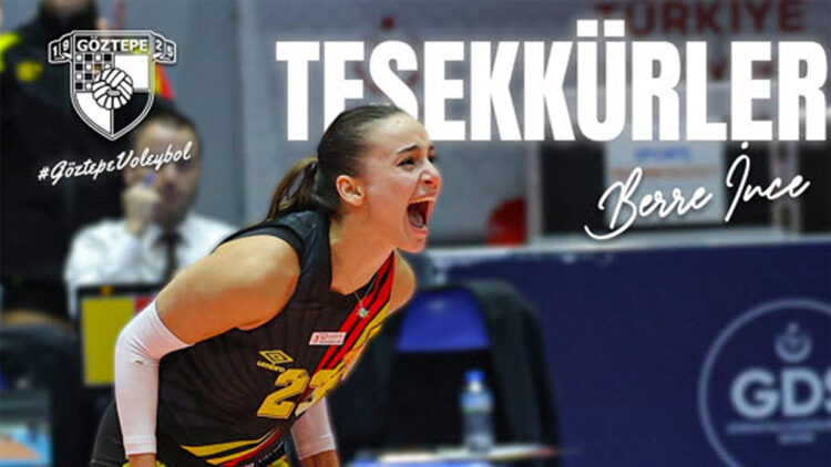 Göztepe'de libero Berre İnce ile yollar ayrıldı