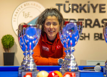 Milli bilardocu Güzin Müjde Karakaşlı üst üste ikinci kez şampiyon oldu