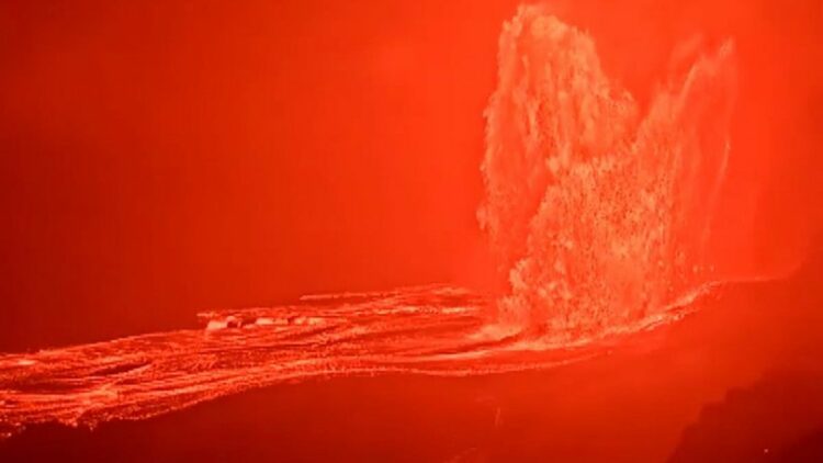 Hawaii'deki Kilauea Yanardağı'nda 39'uncu patlama