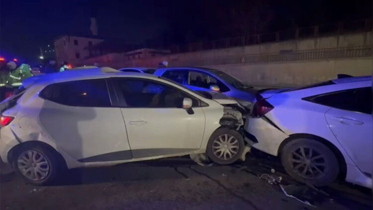 Taşdelen Tüneli'nde zincirleme kaza: 7 yaralı