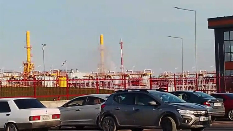 Silivri'de doğalgaz tesisinde yangın