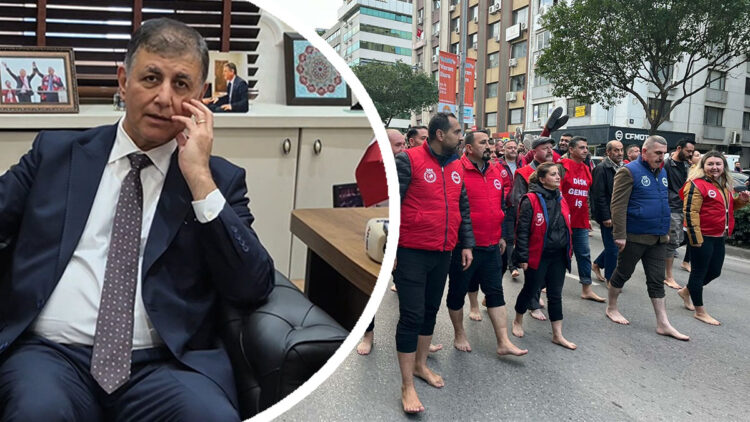 Cemil Tugay'dan ‘çıplak ayaklı’ eylem açıklaması