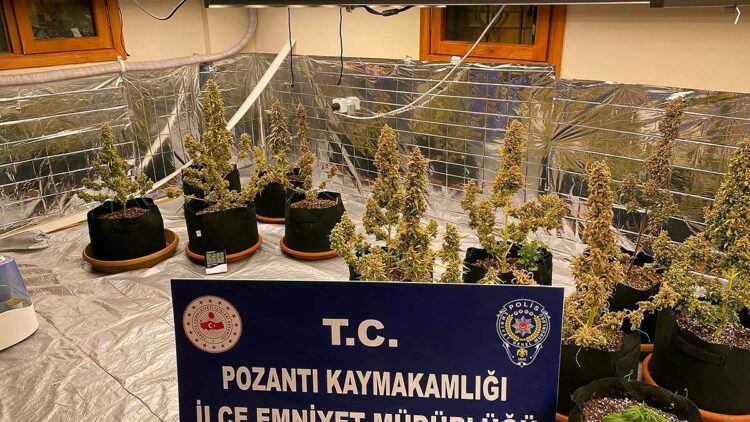 İklimlendirme sistemi kurulup, uyuşturucu üretilen villaya operasyon; 2 tutuklama