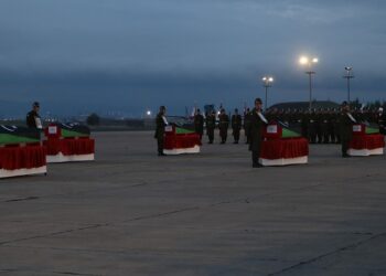 Libya askeri heyetinin cenazeleri, ülkelerine gönderildi