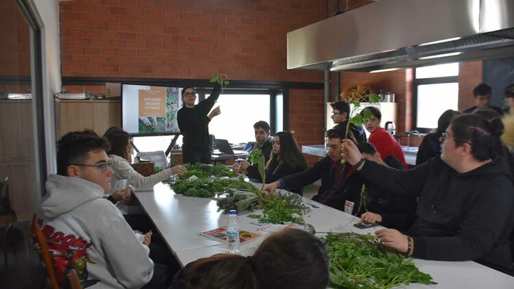 Liseliler, gıda krizine karşı yenilebilir otları tanıyor