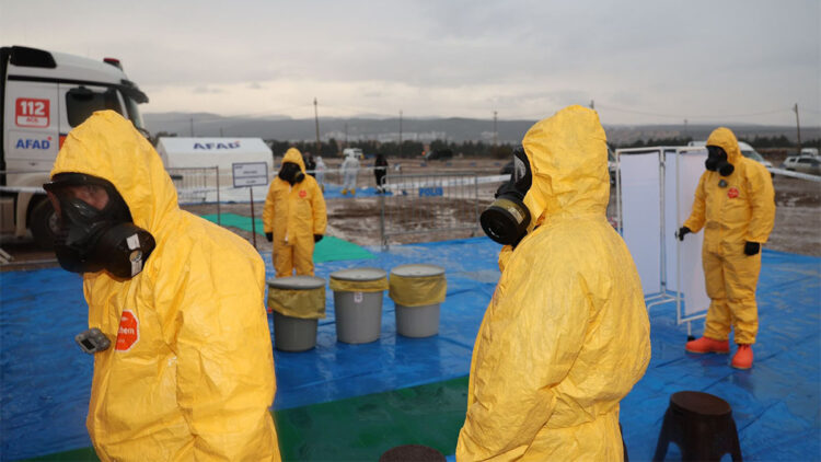 Mersin'de ‘Tam Ölçekli Radyasyon Acil Durum Tatbikatı’ yapıldı