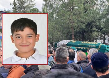 Minibüsün çarptığı 10 yaşındaki Miraç toprağa verildi