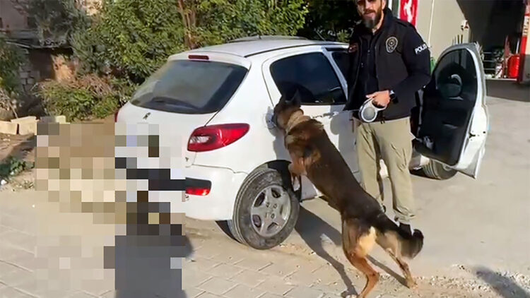 Otomobildeki damacanalardan 28 kilo sıvı metamfetamin çıktı