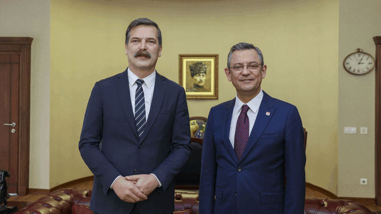 Özgür Özel TİP Genel Başkanı Baş ile görüştü