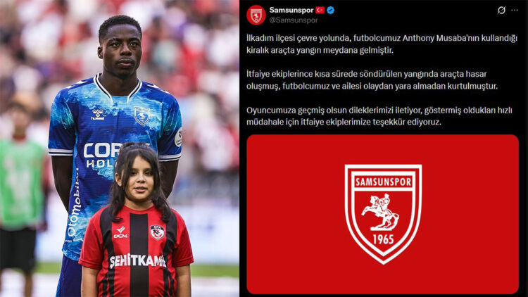 Musaba'nın aracında çıkan yangına ilişkin açıklama