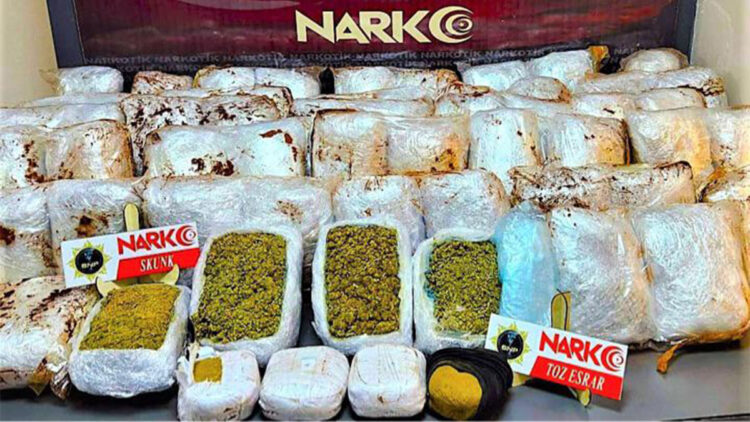 Emre Albayrak operasyonunda 37 kilo 900 gram uyuşturucu ele geçirildi