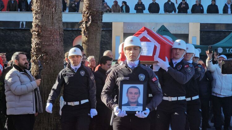 Şehit polis memuru Turgut Külünk, Düzce'de toprağa verildi