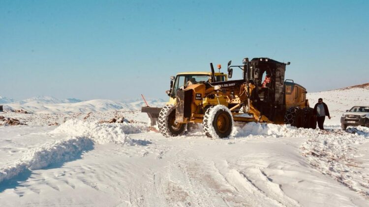 Siirt'te karla mücadele