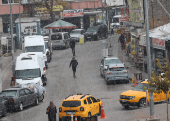 Van'da dolu yağışı etkili oldu