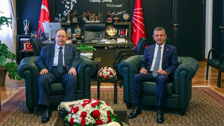 YSK Başkanı Yener, CHP Genel Başkanı Özel'i ziyaret etti