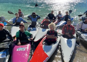 Yusufeli Barajı, kano ve rafting sporcularının antrenman sahası oldu